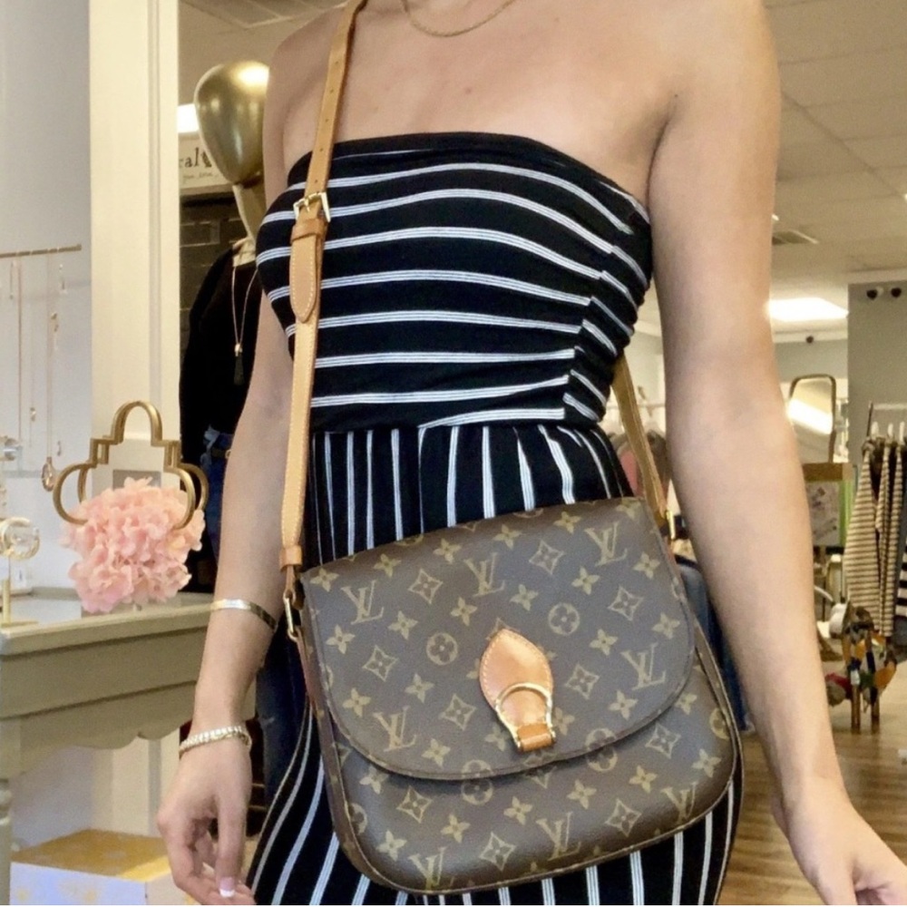 Louis Vuitton Monogram Saint Cloud GM Crossbody Bag Purse LV Monogram Canvas - Picture 2 of 9